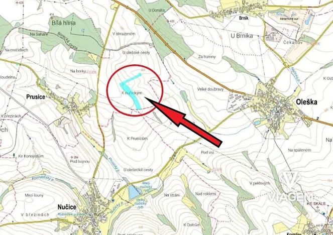 Prodej podílu pole, Prusice, 2986 m2