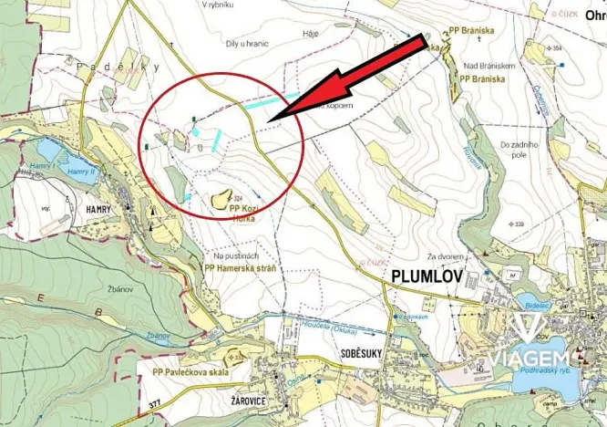 Prodej podílu pole, Plumlov, 4414 m2