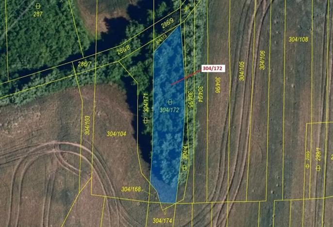 Dražba pozemku, Ivančice, 597 m2