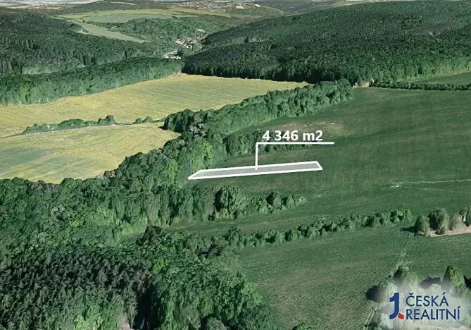 Prodej pole, Zlámanec, 4346 m2