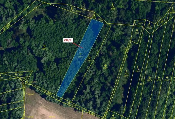 Dražba pozemku, Ivančice, 1010 m2