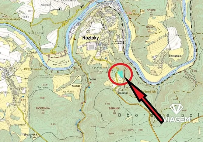 Prodej podílu pole, Roztoky, 6917 m2