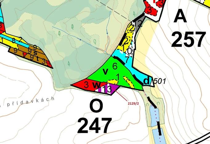 Dražba lesa, Žirovnice, 3636 m2