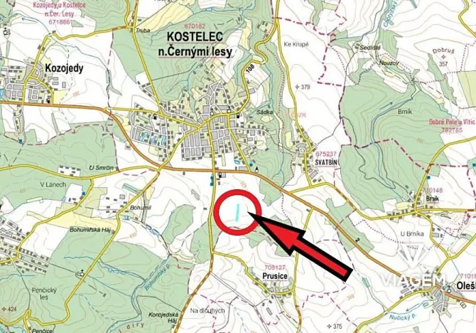 Prodej podílu pole, Kostelec nad Černými lesy, 2694 m2
