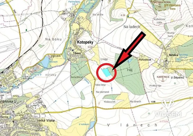 Prodej pole, Kotopeky, 19302 m2