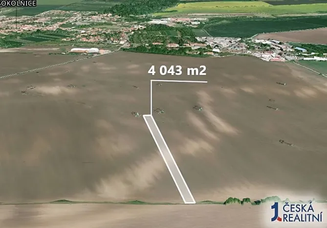 Prodej pole, Újezd u Brna, 4043 m2