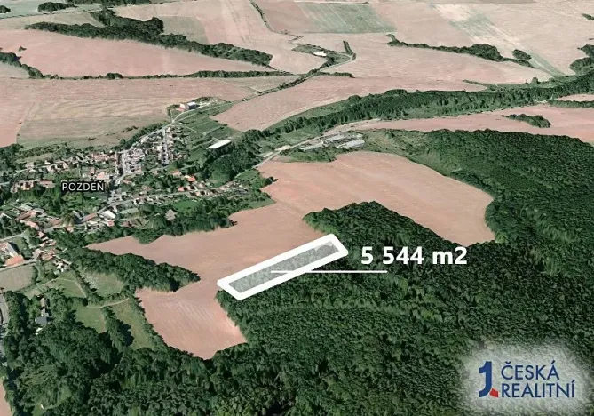 Prodej podílu pole, Pozdeň, 4004 m2