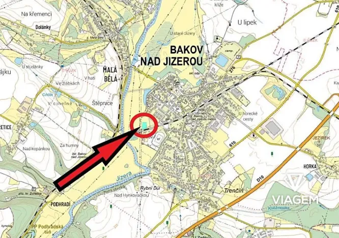 Prodej podílu pole, Bakov nad Jizerou, 868 m2