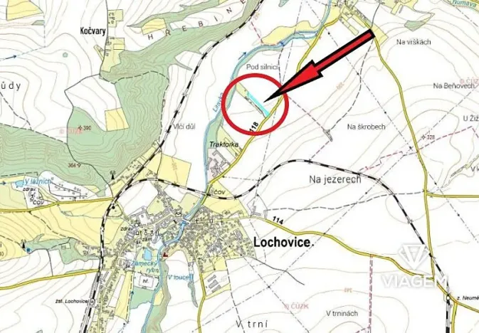 Prodej podílu pole, Lochovice, 349 m2