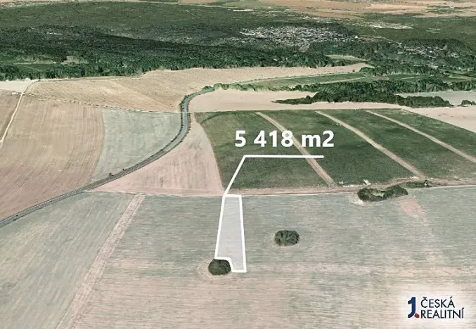 Prodej podílu pole, Chyňava, 1083 m2