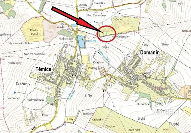 Prodej podílu pole, Syrovín, 469 m2