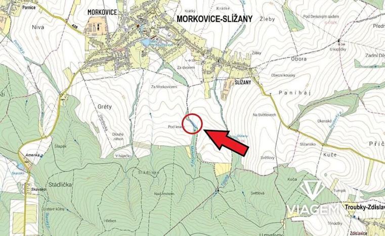 Prodej pole, Morkovice-Slížany, 2389 m2