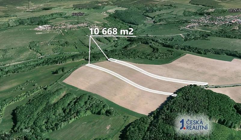 Prodej podílu pole, Velký Ořechov, 1333 m2