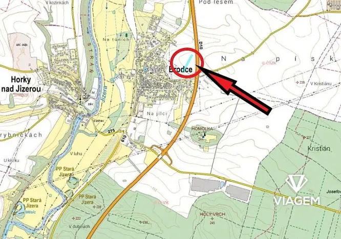 Prodej podílu pole, Brodce, 303 m2