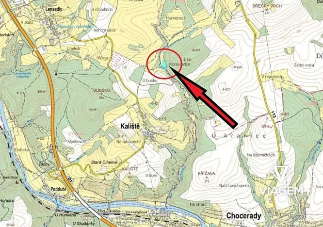 Prodej podílu pole, Ondřejov, 199 m2