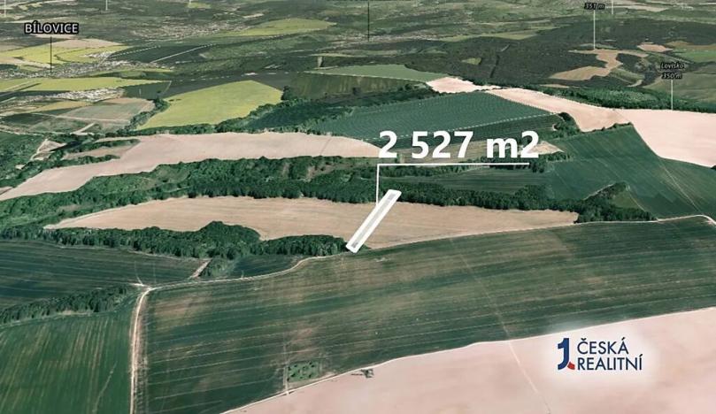 Prodej podílu pole, Popovice, 631 m2