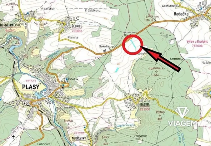 Prodej pole, Plasy, 6804 m2