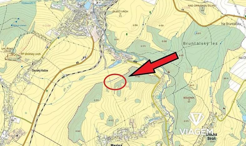 Prodej pole, Mezina, 1067 m2