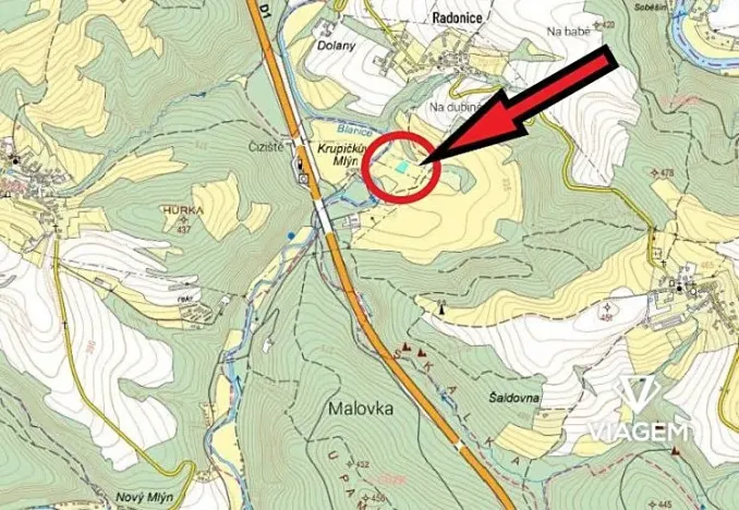Prodej podílu pole, Divišov, 750 m2