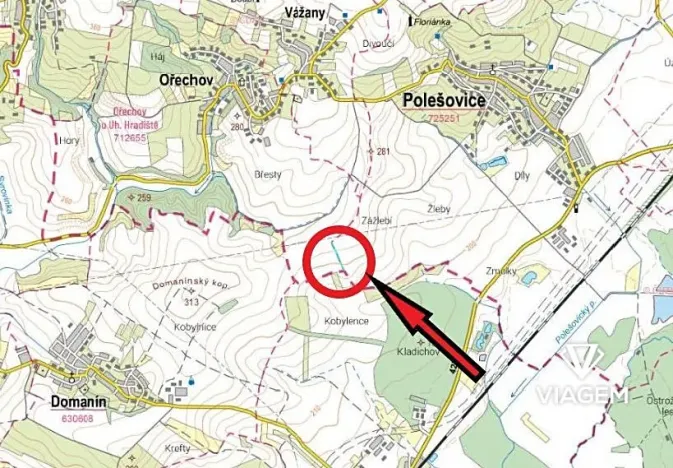 Prodej podílu pole, Ořechov, 2732 m2