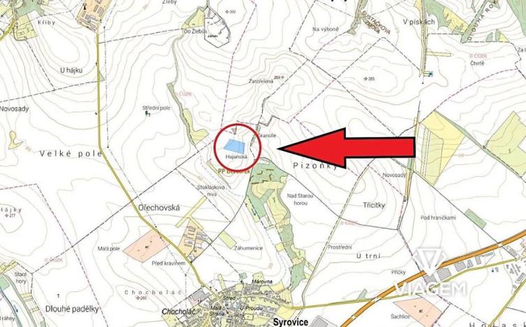 Prodej podílu pole, Syrovice, 1177 m2