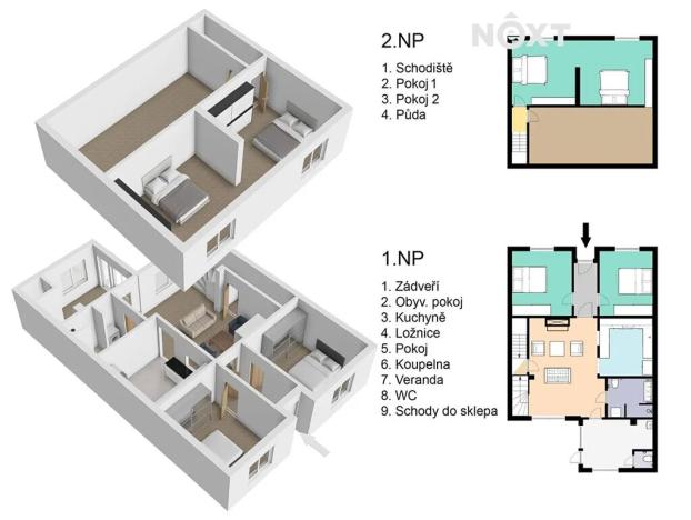 Prodej rodinného domu, Lanžhot, Kostická, 242 m2