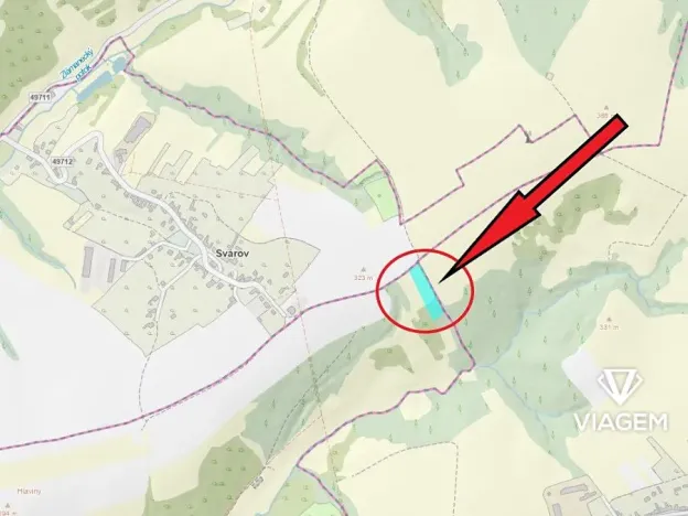 Prodej podílu pole, Částkov, 5443 m2