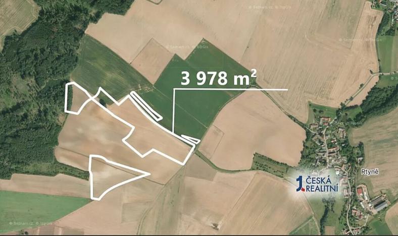 Prodej podílu pole, Rtyně v Podkrkonoší, 3977 m2
