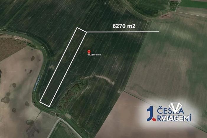 Prodej pole, Záhornice, 6270 m2