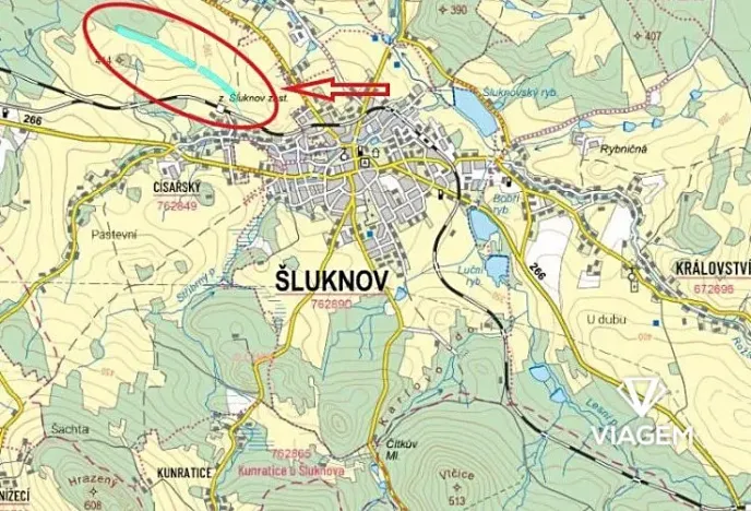 Prodej podílu pole, Šluknov, 4140 m2