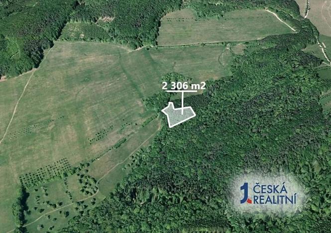 Prodej podílu lesa, Luhačovice, 1729 m2