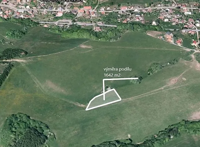 Prodej podílu pole, Lhota u Vsetína, 1642 m2