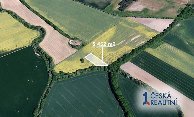 Prodej podílu pole, Horušice, 984 m2