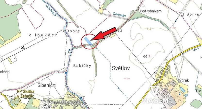 Prodej podílu pole, Horušice, 984 m2