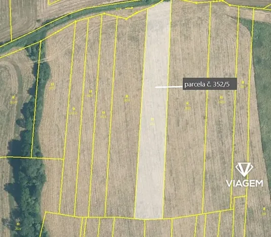 Prodej podílu pole, Podolí, 927 m2