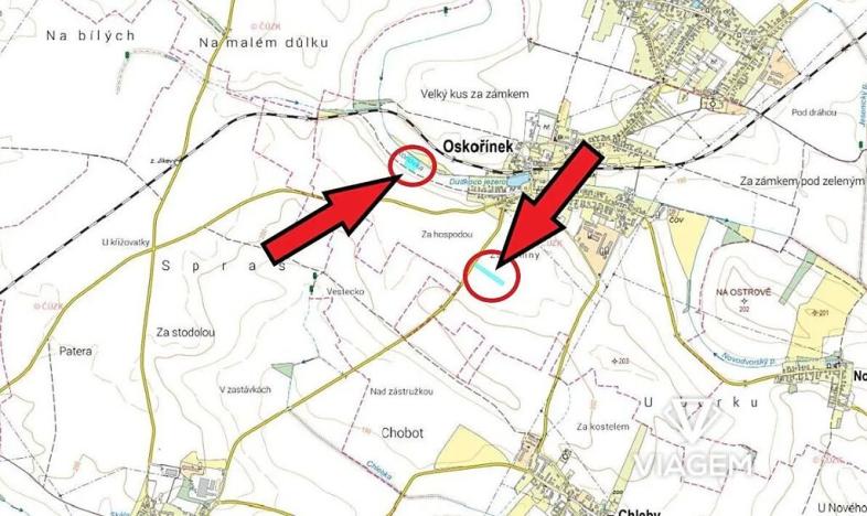 Prodej podílu pole, Oskořínek, 2001 m2