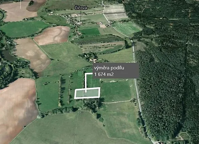 Prodej podílu pole, Kostelecké Horky, 1674 m2