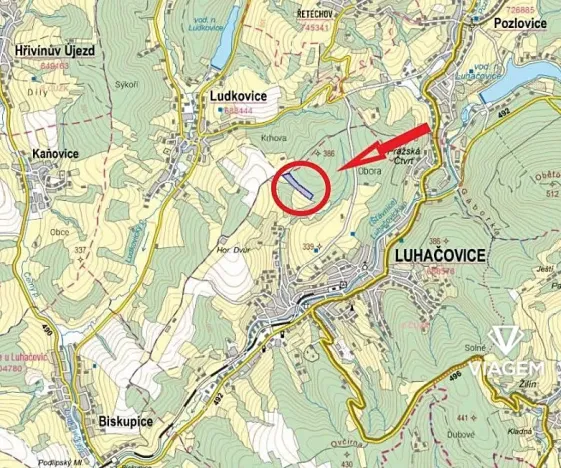 Prodej podílu pole, Luhačovice, 4714 m2