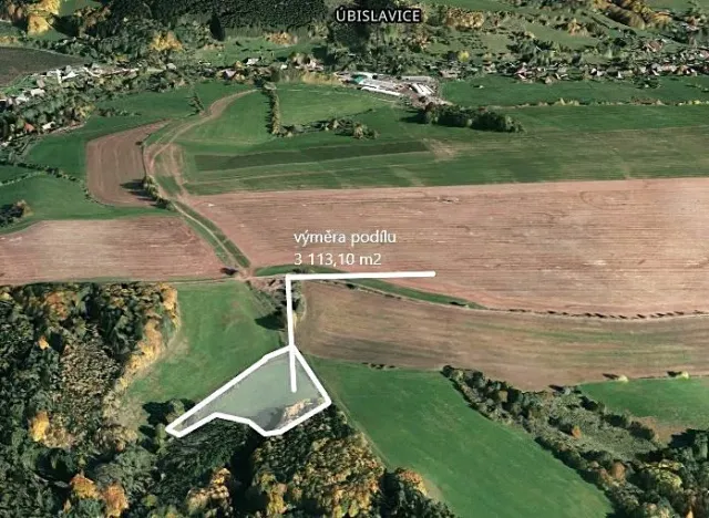 Prodej podílu pole, Úbislavice, 3113 m2