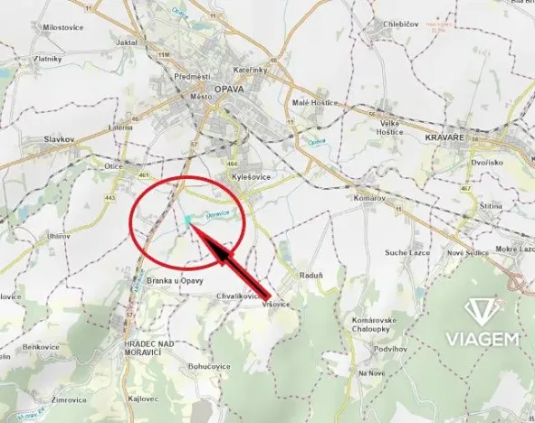 Prodej lesa, Opava, 25368 m2