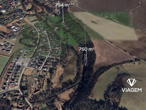 Prodej lesa, Blovice, 1554 m2