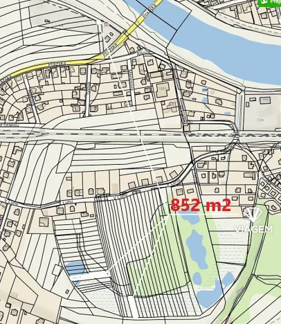 Prodej pole, Řevnice, 852 m2