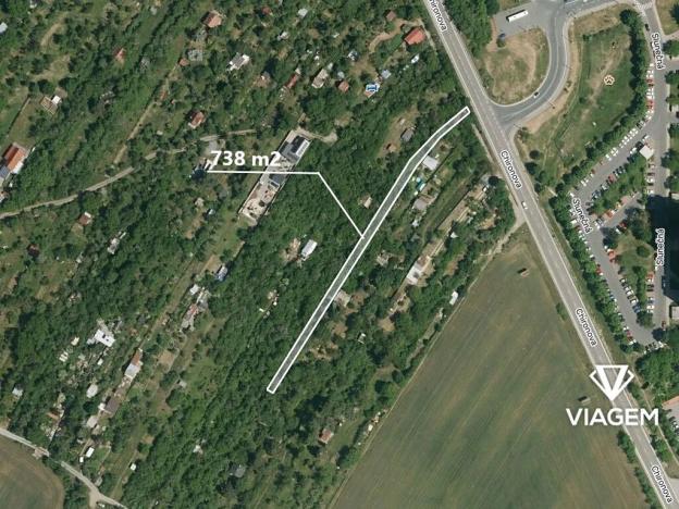 Prodej zahrady, Brno, 738 m2