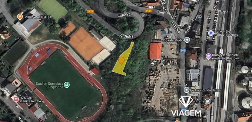 Prodej pole, Roztoky, 621 m2