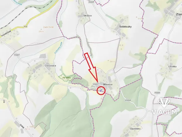 Prodej pozemku pro bydlení, Soběsuky, 1023 m2