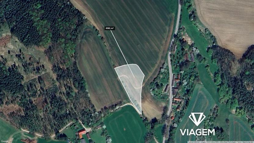 Prodej podílu pole, Týn nad Vltavou, 1096 m2