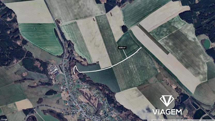 Prodej podílu pole, Jedlová, 541 m2