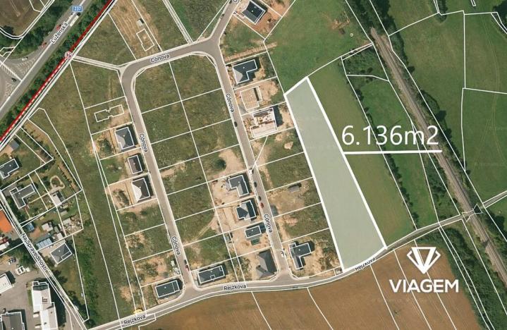 Prodej podílu pozemku pro bydlení, Rakovník, 3068 m2