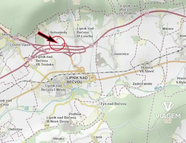 Prodej pole, Lipník nad Bečvou, 3265 m2