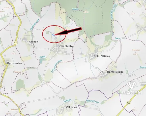 Prodej podílu pole, Soběchleby, 2540 m2